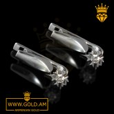 Buy 14k gold earrings for women armenian gold fashion jewelry где купить золотые серьги с драгоценными камнями недорого Серьги из золота (16)